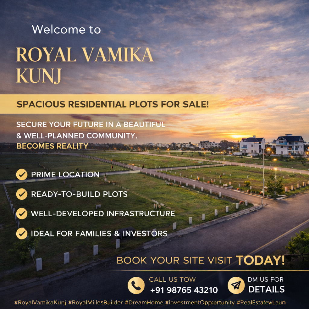 Royal Vamika Kunj_ Spacious plots for sale