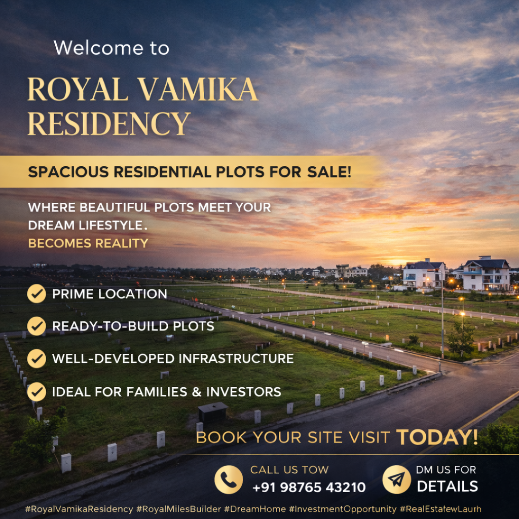 Royal Vamika Residency plot investment opportunities